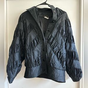 vintage silk bomber jacket